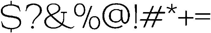 Halmera Thornwood Light otf (300) Font OTHER CHARS