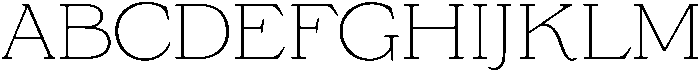 Halmera Thornwood Thin otf (100) Font UPPERCASE