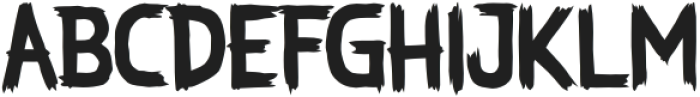 Halowicked-Regular otf (400) Font UPPERCASE