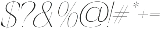 Haloyen Italic otf (400) Font OTHER CHARS
