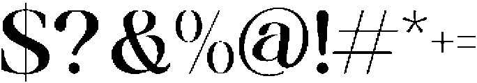 Halucka Bailey otf (400) Font OTHER CHARS