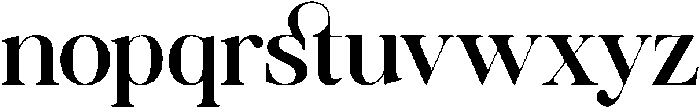 Halucka Bailey otf (400) Font LOWERCASE