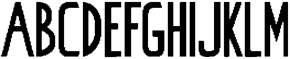Hamburg Bold otf (700) Font UPPERCASE