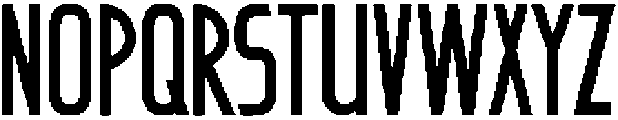 Hamburg Bold otf (700) Font UPPERCASE