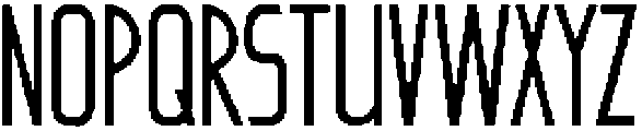 Hamburg Medium otf (500) Font UPPERCASE