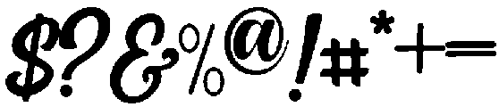Hamburg otf (400) Font OTHER CHARS