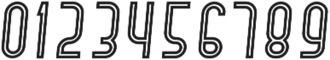 Hamburger Hop Inline Italic otf (400) Font OTHER CHARS