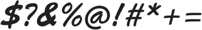Hamburger SPX Italic otf (400) Font OTHER CHARS