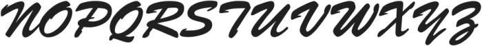 Hamburger SPX Italic otf (400) Font UPPERCASE