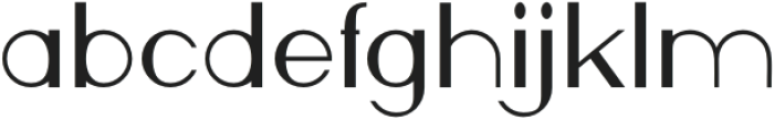 Hamegora Regular otf (400) Font LOWERCASE