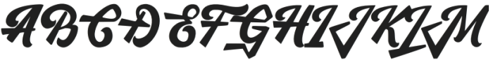 Hamilangton Regular otf (400) Font UPPERCASE