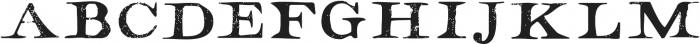 Hamilton Serif SVG ttf (400) Font LOWERCASE