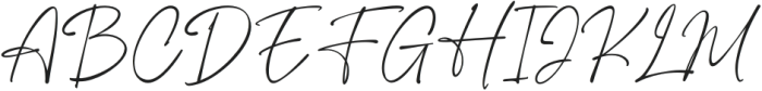 Hamiston Signature otf (400) Font UPPERCASE