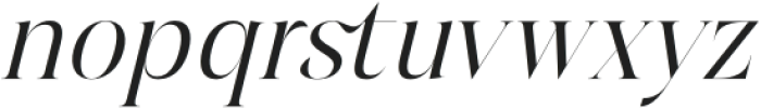 Hamster Italic Italic otf (400) Font LOWERCASE