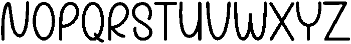 Hamster Regular otf (400) Font UPPERCASE
