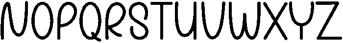 Hamster Regular otf (400) Font LOWERCASE