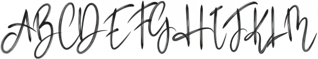 Hamster Signature Regular otf (400) Font UPPERCASE