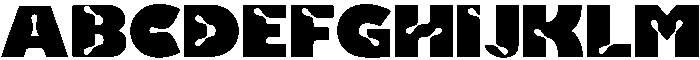Han Cebold otf (700) Font UPPERCASE