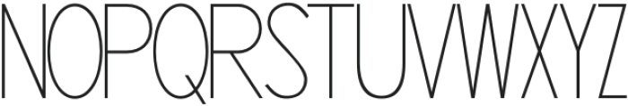 Hanayoru Thin otf (100) Font UPPERCASE