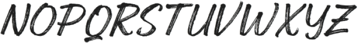 Hanboe Brush Regular otf (400) Font UPPERCASE