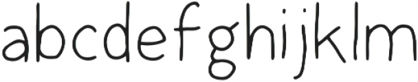 Hand Condensed Sans Regular otf (400) Font LOWERCASE