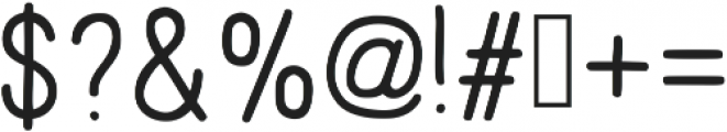 Hand Draw Sans Serif Regular otf (400) Font OTHER CHARS