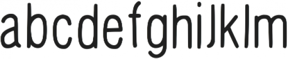 Hand Draw Sans Serif Regular otf (400) Font LOWERCASE