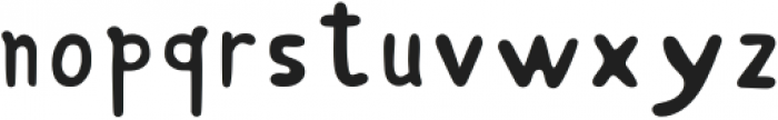 Hand Drawn Bold Font Regular ttf (700) Font LOWERCASE
