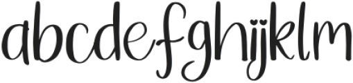 Hand Lettering ttf (400) Font LOWERCASE