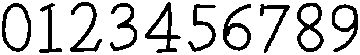 Hand Serif Regular otf (400) Font OTHER CHARS