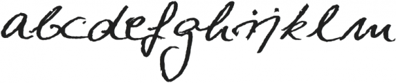 Hand Writing of Janina Bold otf (700) Font LOWERCASE