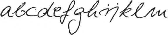 Hand Writing of Janina Book otf (400) Font LOWERCASE