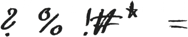 Hand Writing of Janina IconsBold otf (700) Font OTHER CHARS