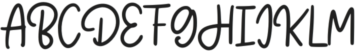 HandDrawn otf (400) Font UPPERCASE