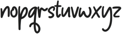 HandDrawn otf (400) Font LOWERCASE