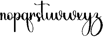 Handbook Regular otf (400) Font LOWERCASE