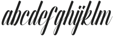 Handbridge Regular otf (400) Font LOWERCASE