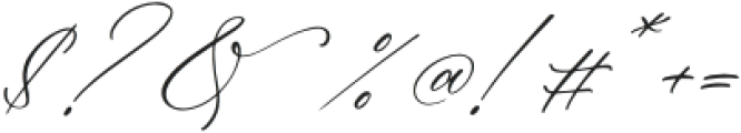 Handesa Mornites Italic otf (400) Font OTHER CHARS