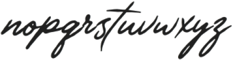 Handflair otf (400) Font LOWERCASE