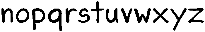 Handfree Sunday Regular otf (400) Font LOWERCASE