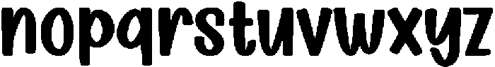 Handmade Alphabet otf (400) Font LOWERCASE