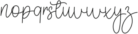 Handmade Autography Regular otf (400) Font LOWERCASE
