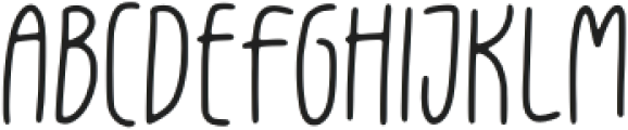 Handmade Beautiful Regular otf (400) Font UPPERCASE