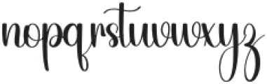 Handmade Calligraphy Regular otf (400) Font LOWERCASE