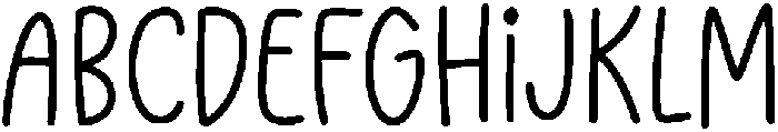 Handmade Regular otf (400) Font UPPERCASE