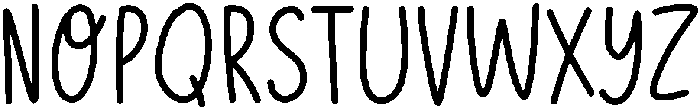 Handmade Regular otf (400) Font UPPERCASE