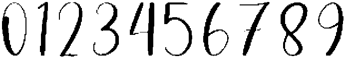 Handmade Regular otf (400) Font OTHER CHARS