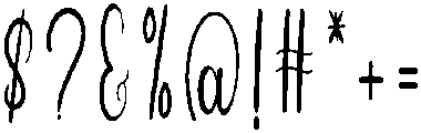 Handmade Regular otf (400) Font OTHER CHARS