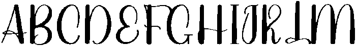 Handmade Regular otf (400) Font UPPERCASE