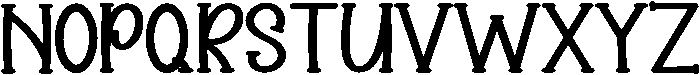 Handmade Regular otf (400) Font UPPERCASE